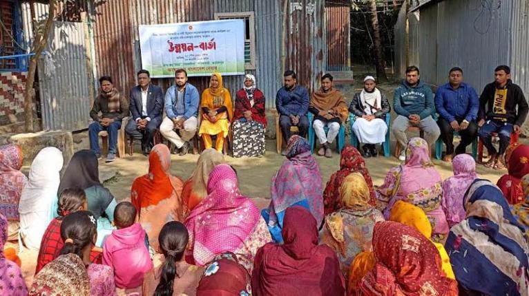 সরিষাবাড়ীতে বাংলাদেশ বেতারের সচেতনতামূলক উন্নয়ন বার্তার উঠান বৈঠক