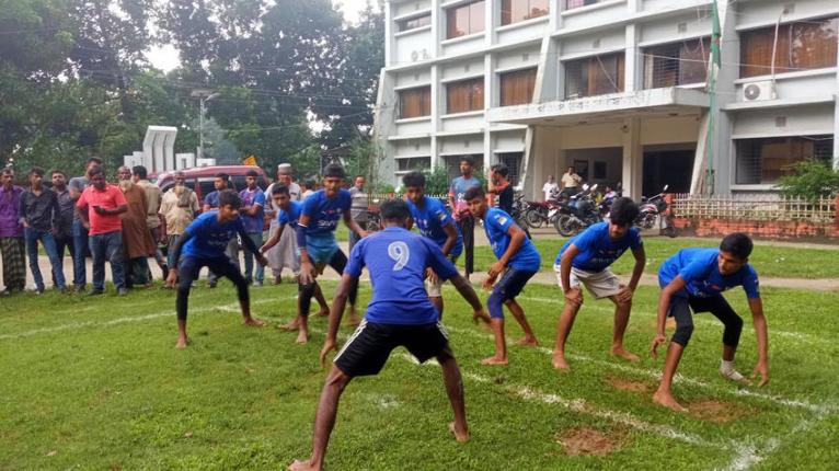 সরিষাবাড়ীতে গ্রীস্মকালীন কাবাডি ফাইনাল খেলা অনুষ্ঠিত