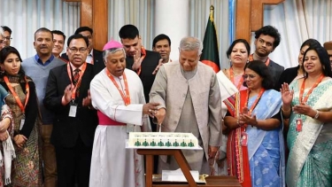 খ্রিষ্টান সম্প্রদায়সহ সকলকে দেশের উন্নয়নে এগিয়ে আসতে প্রধান উপদেষ্টার আহ্বান