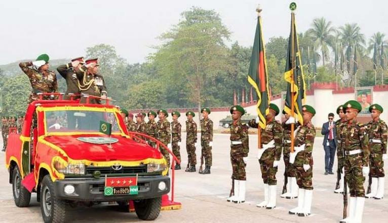 বাংলাদেশ ইনফ্যান্ট্রি রেজিমেন্টের ‘কর্নেল অব দি রেজিমেন্ট’ হিসেবে অভিষিক্ত সেনাবাহিনী প্রধান