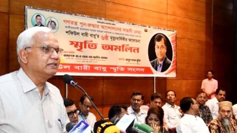 বিএনপি’র ইতিহাস স্বৈরাচারকে প্রতিহত করার ইতিহাস : এ জেড এম জাহিদ হোসেন