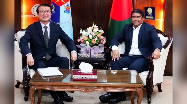প্রধানমন্ত্রীর প্রতিরক্ষা উপদেষ্টার সঙ্গে দক্ষিণ কোরিয়ার রাষ্ট্রদূতের সাক্ষাৎ