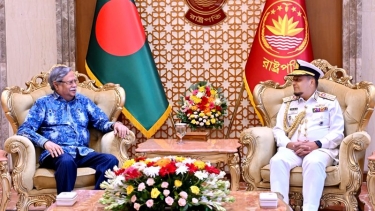রাষ্ট্রপতির সঙ্গে নৌপ্রধানের বিদায়ী সাক্ষাৎ