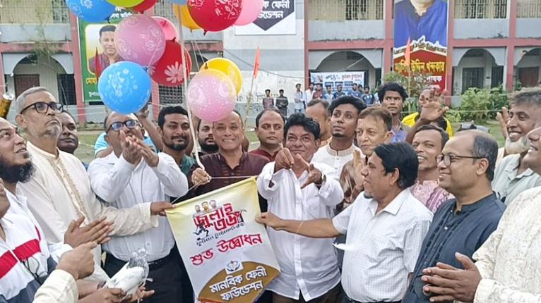 ফেনীতে জুলাই ৩৬ স্মরণে ফুটবল টুর্নামেন্টের উদ্বোধন