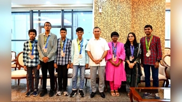 দেশে গণিত অলিম্পিয়াডের কার্যক্রম বিস্তৃত করতে সব ধরনের সহযোগিতা করবে সরকার : প্রধানমন্ত্রী