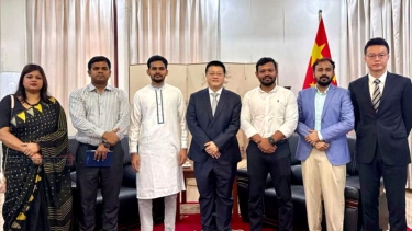 চীনা রাষ্ট্রদূতের সঙ্গে এনসিপির প্রতিনিধিদলের সাক্ষাৎ