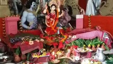 রাঙামাটিতে মনসা পূজা পালিত