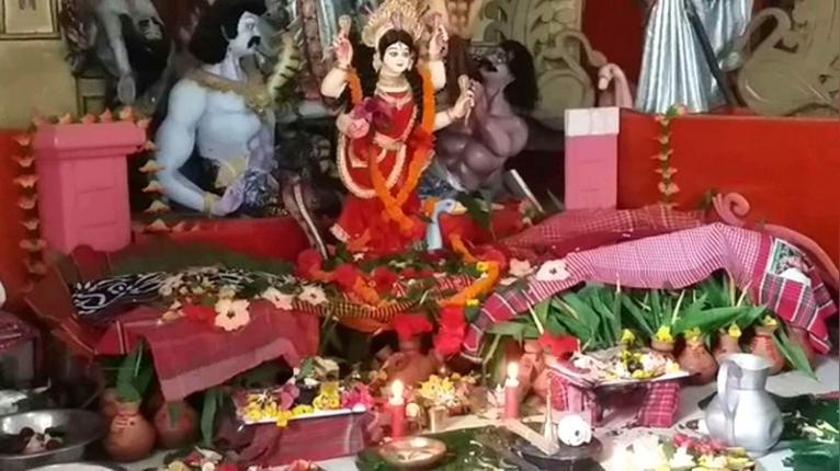 রাঙামাটিতে মনসা পূজা পালিত