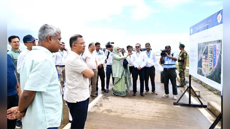 মাতারবাড়ি কয়লাভিত্তিক বিদ্যুৎকেন্দ্র পরিদর্শন প্রধানমন্ত্রীর