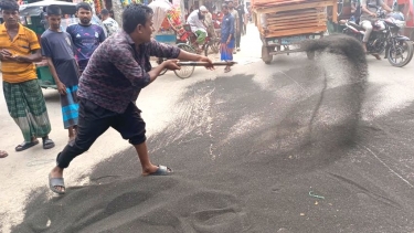 মধুখালীতে ভেজাল কালোজিরা বিক্রির অভিযোগ, চার মণ কালোজিরা রেখে পালালেন বিক্রেতা