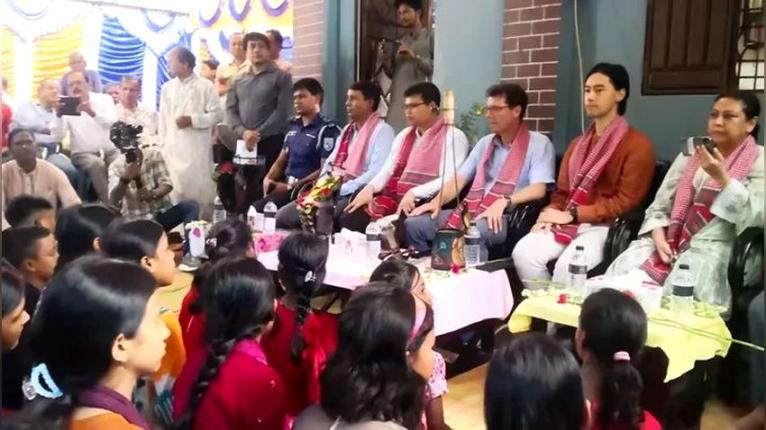 ‘মায়ের তরী’ পরিদর্শনে বিমোহিত নরওয়ের রাষ্ট্রদূত
