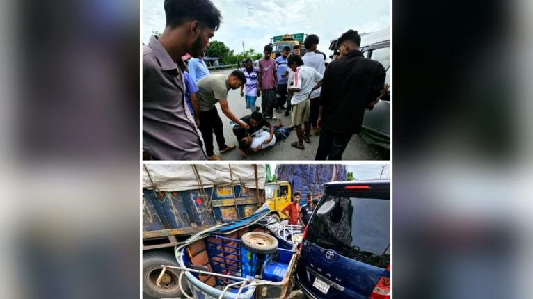 ভাঙ্গা হাইওয়েতে ফের সড়ক দুর্ঘটনা
