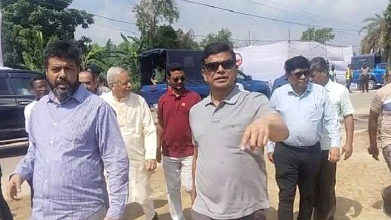 ফেনীতে প্রধানমন্ত্রীর প্রকল্প উদ্বোধনের ভেন্যু পরিদর্শনে পানিসম্পদ প্রতিমন্ত্রী