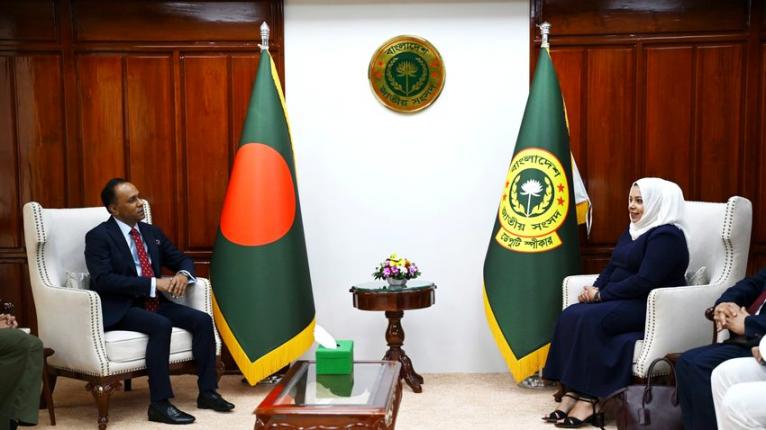 ডেপুটি স্পীকারের সঙ্গে ব্রিটিশ পার্লামেন্টের All-Party Parliamentary Group(APPG) এর একটি প্রতিনিধিদলের বৈঠক
