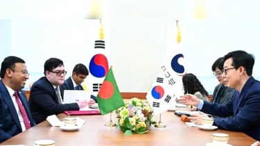 কোরিয়ার সঙ্গে সুদৃঢ় অর্থনৈতিক ও প্রতিরক্ষা সম্পর্ক স্থাপনের আশা হুমায়ুনের