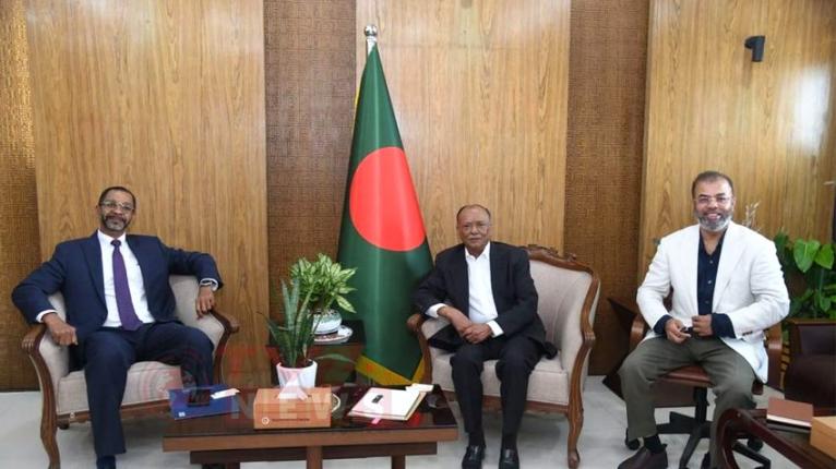 পরিবেশ মন্ত্রীর সাথে ইউএনডিপি বাংলাদেশের আবাসিক প্রতিনিধির সাক্ষাৎ