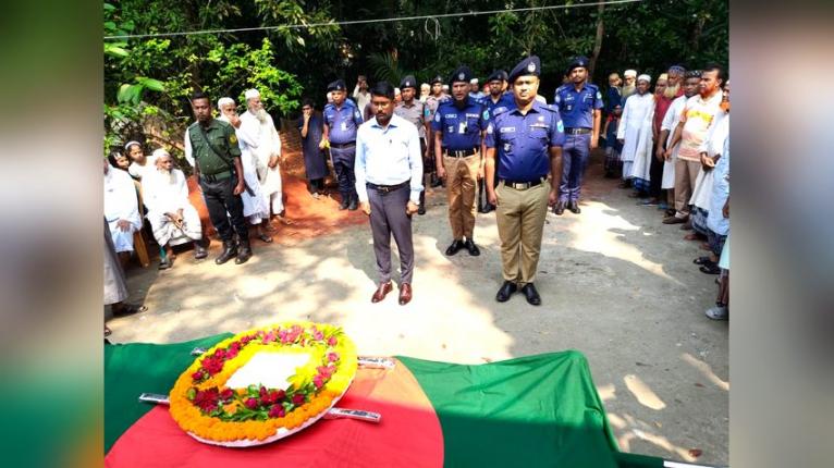 বীর মুক্তিযোদ্ধা সোহরাব হোসেন চুন্নুকে রাষ্ট্রীয় সম্মাননায় শেষ বিদায়