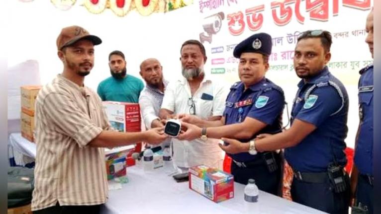 বন্দরে যুবকদের উদ্যোগে সড়কজুড়ে সিসি ক্যামেরা