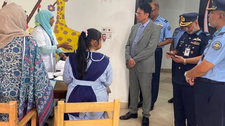 প্রধানমন্ত্রীর নির্দেশে ‘ব্লু স্কাই’ স্কুল পরিদর্শন করলেন শিক্ষামন্ত্রী
