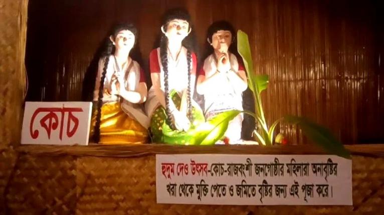 রাঙ্গামাটিতে শতাধিক প্রতিমায় বিভিন্ন সম্প্রদায়ের ধর্মীয় বৈচিত্র্য